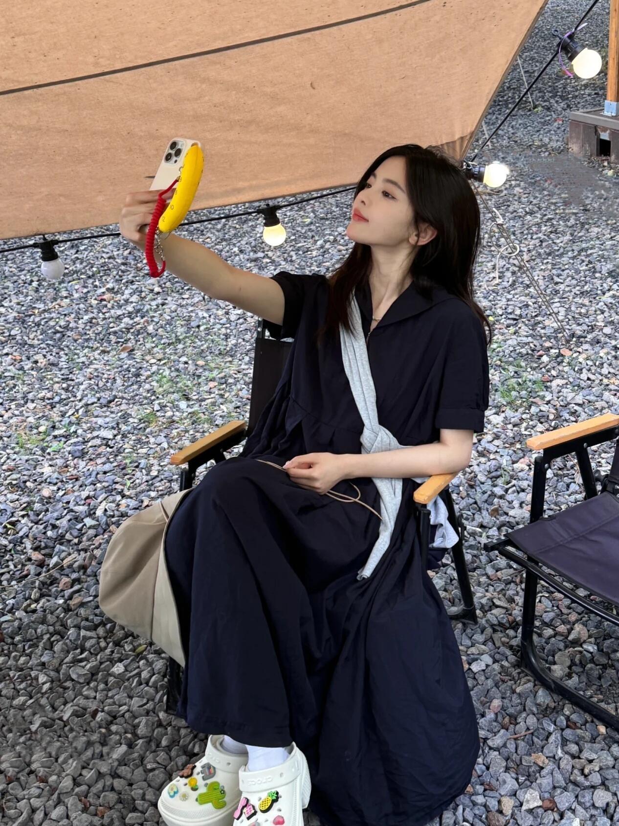 这就是上镜？！天生就是吃镜头这碗饭的吧之前的民族风和少女水手服造型看起来就像一个