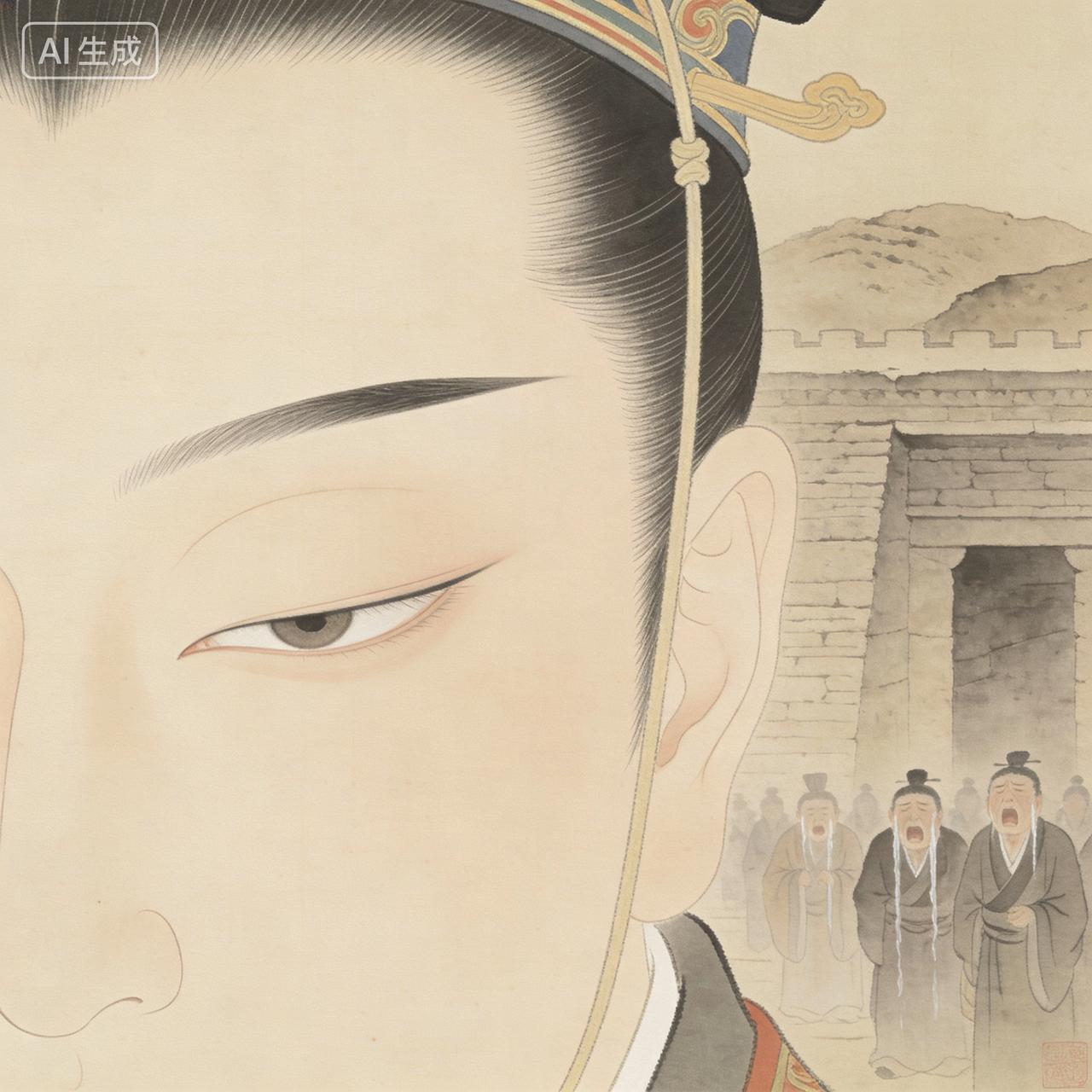 从踩鞋少年到冷血君王

胡亥少年时，性格中的乖戾已初见端倪。
一次参加宴会，他离