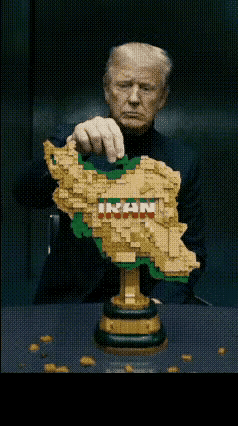 谁做的？人才啊！这张AI动图有趣又有深度，尤其是看到最后，马克龙被他夫人一记电灯