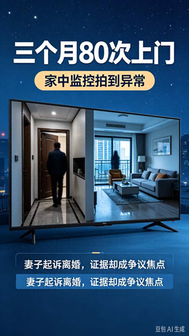 三个月80次上门！厦门妻子监控取证离婚，法庭直接不予采纳