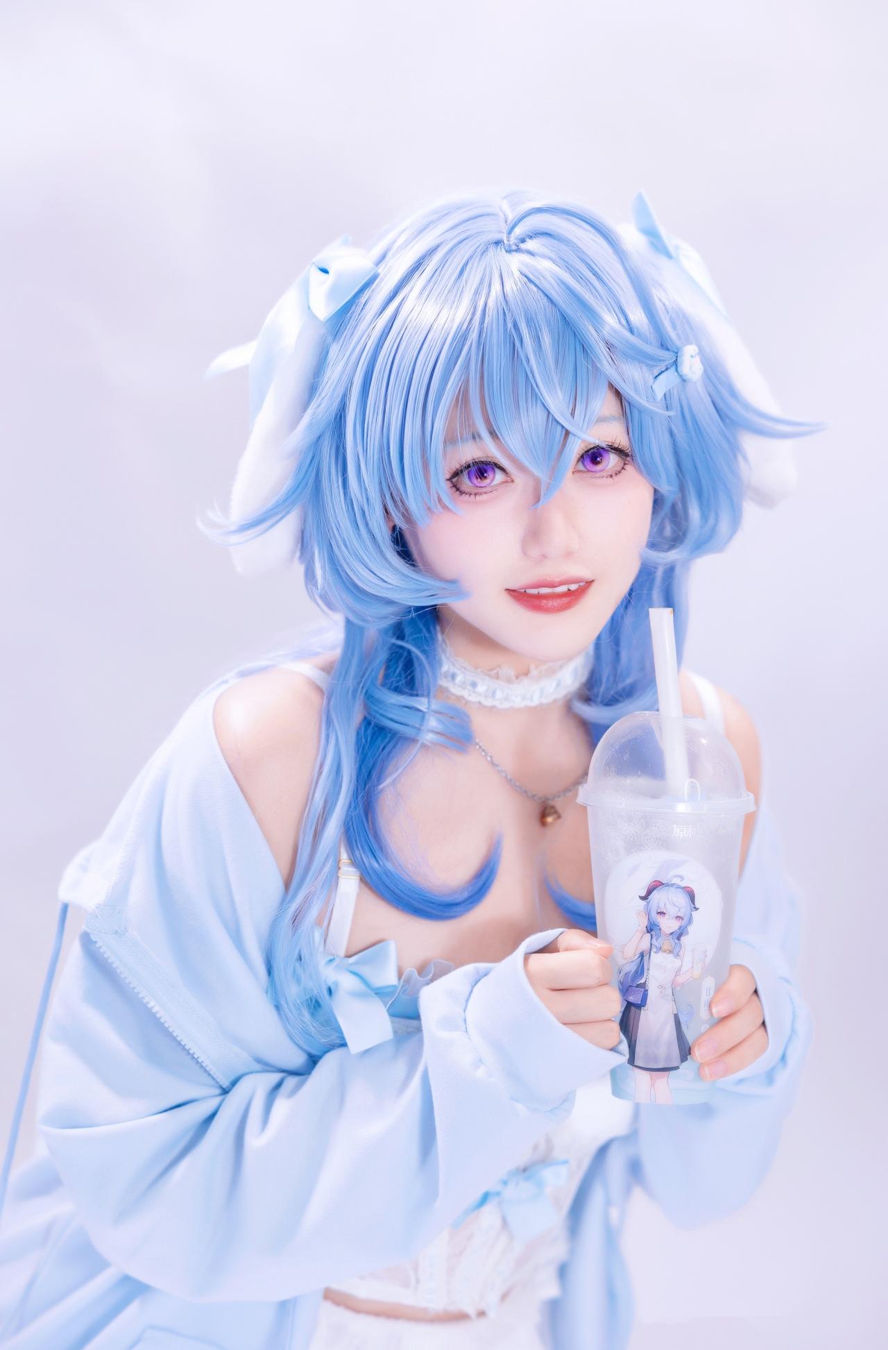甘雨为了奶茶销量，也是费劲了心思！#游戏##原神##二次元#