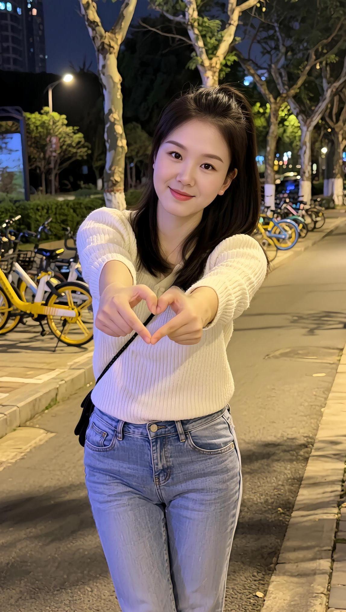 AI夜景生活照 抖音ai创作