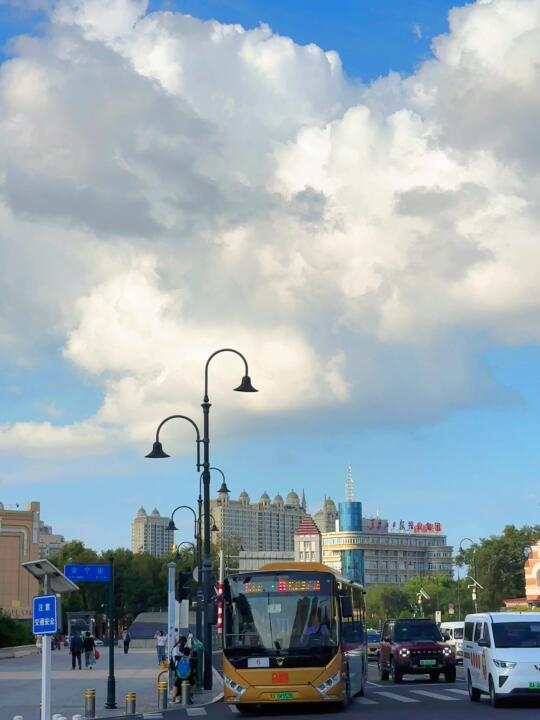 7.15此刻哈尔滨的漫画云不像话❗️谁拍到啦❓