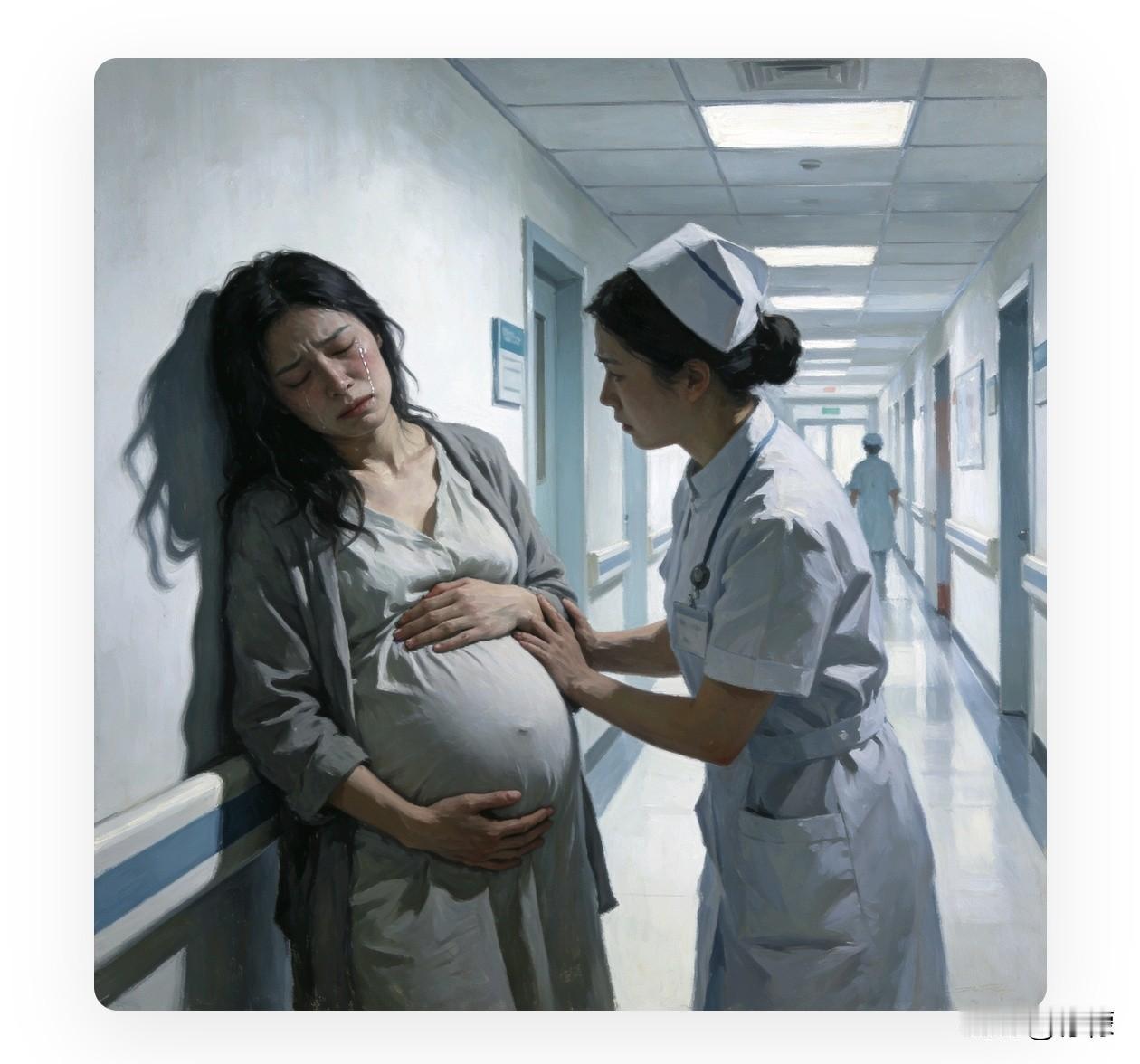 前天婆婆突发心梗永远地离开了，小姑子接到消息往回赶，因为悲伤过度还怀有9个月的身