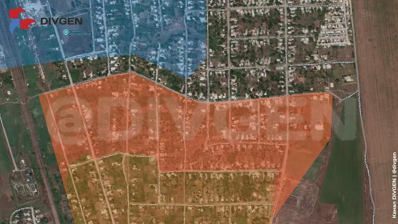 顿涅茨克北部塞弗尔斯克，俄军在南部和东部进展很快，尤其南部，这可是风驰电掣赶过东