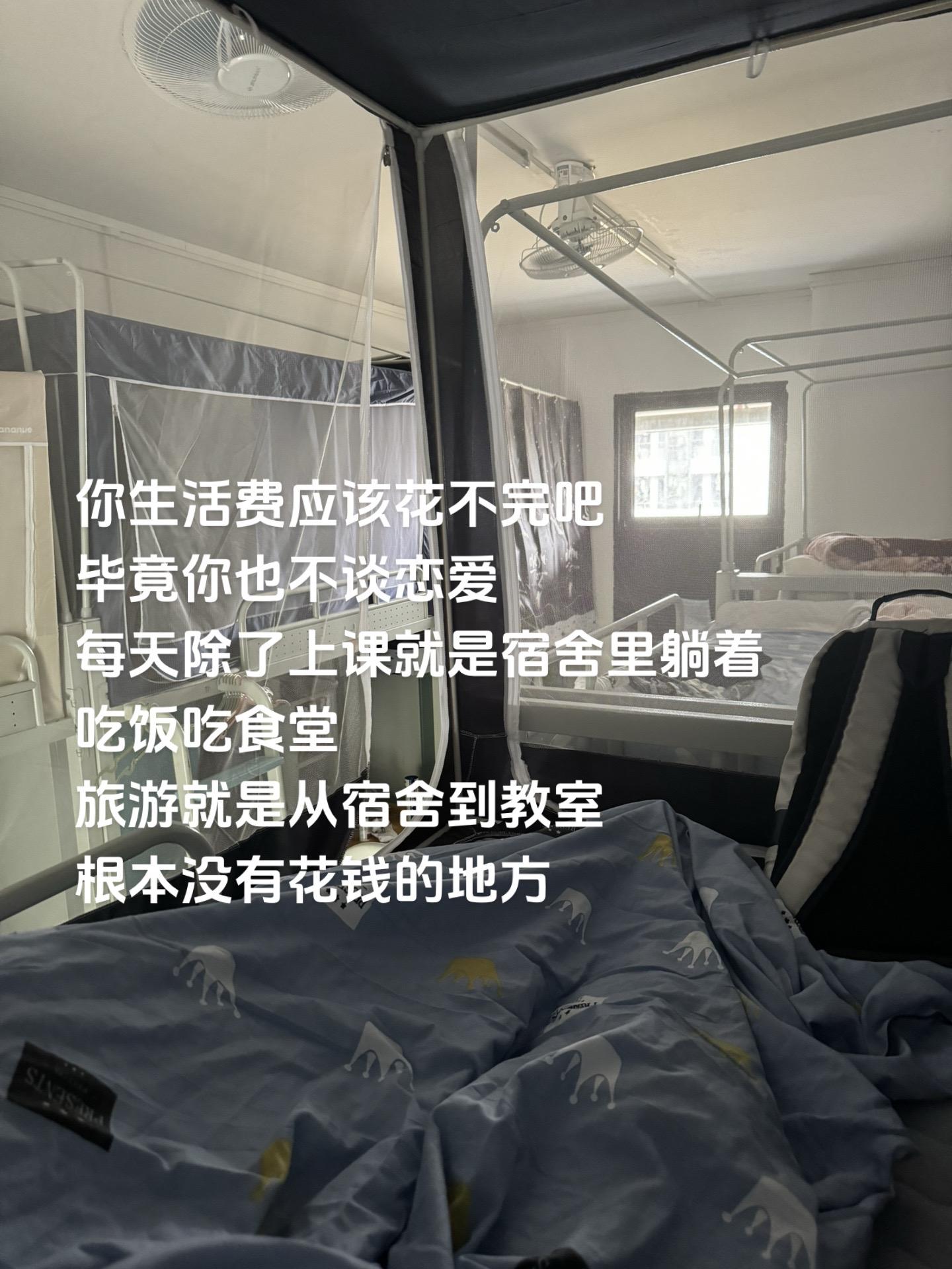 大学根本没有花钱的地方
