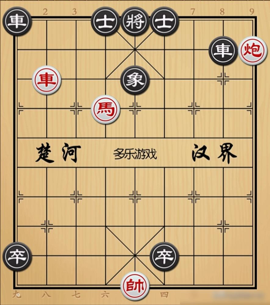 红方被黑方双车双卒死死压着，三步之内就要被绝杀，这种局面，搁谁都觉着没救了，准备