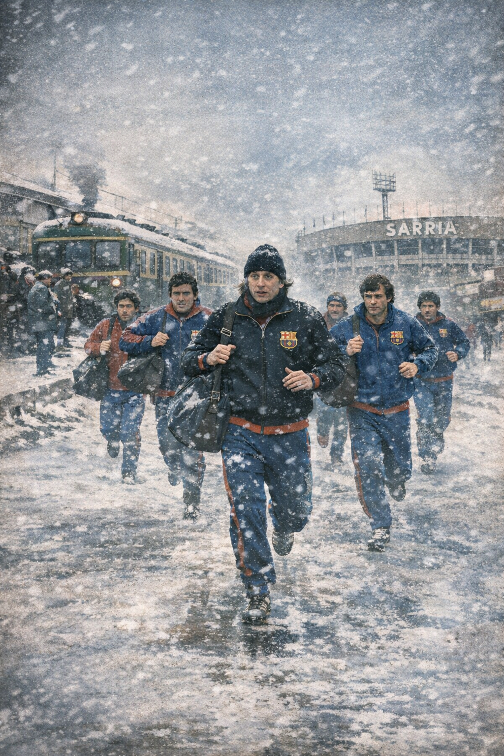 阿斯报：那一年巴萨乘火车，在大雪中奔跑去参加加泰德比❄️ 1981 年的一场暴风