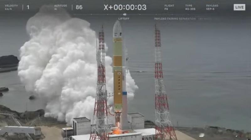 日本H3火箭成功发射升空 距上次失利6个月后重返太空海外新鲜事 日本新一代主力运