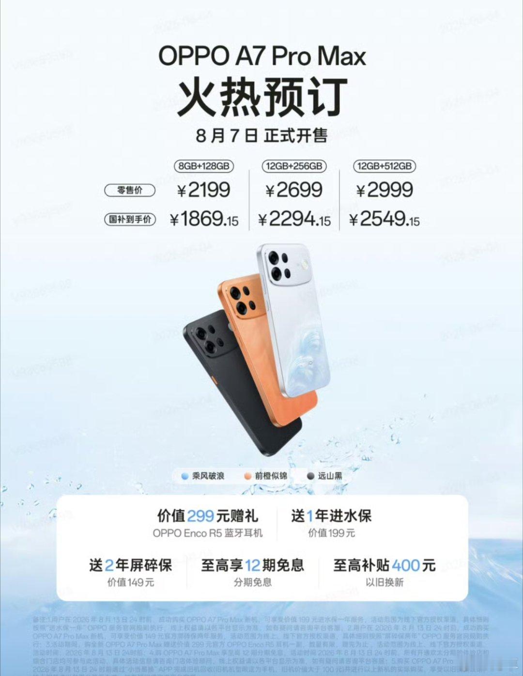 OPPO A7 Pro Max以后真的没有千元机了，要是没有国补，两千以下的都少