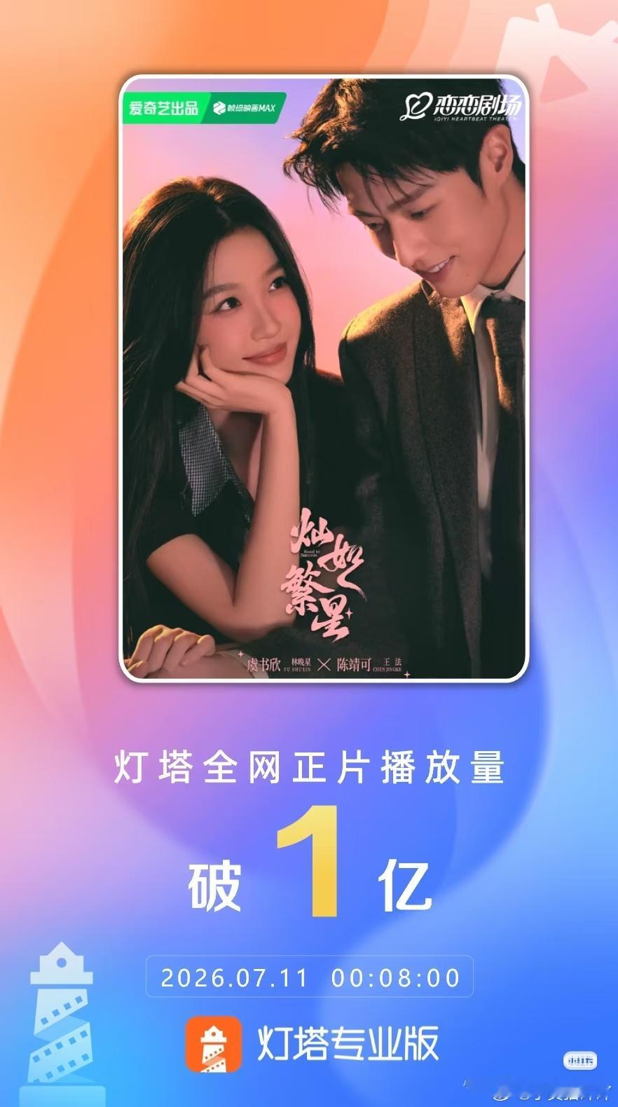 《灿如繁星》全网正片播放量破亿 