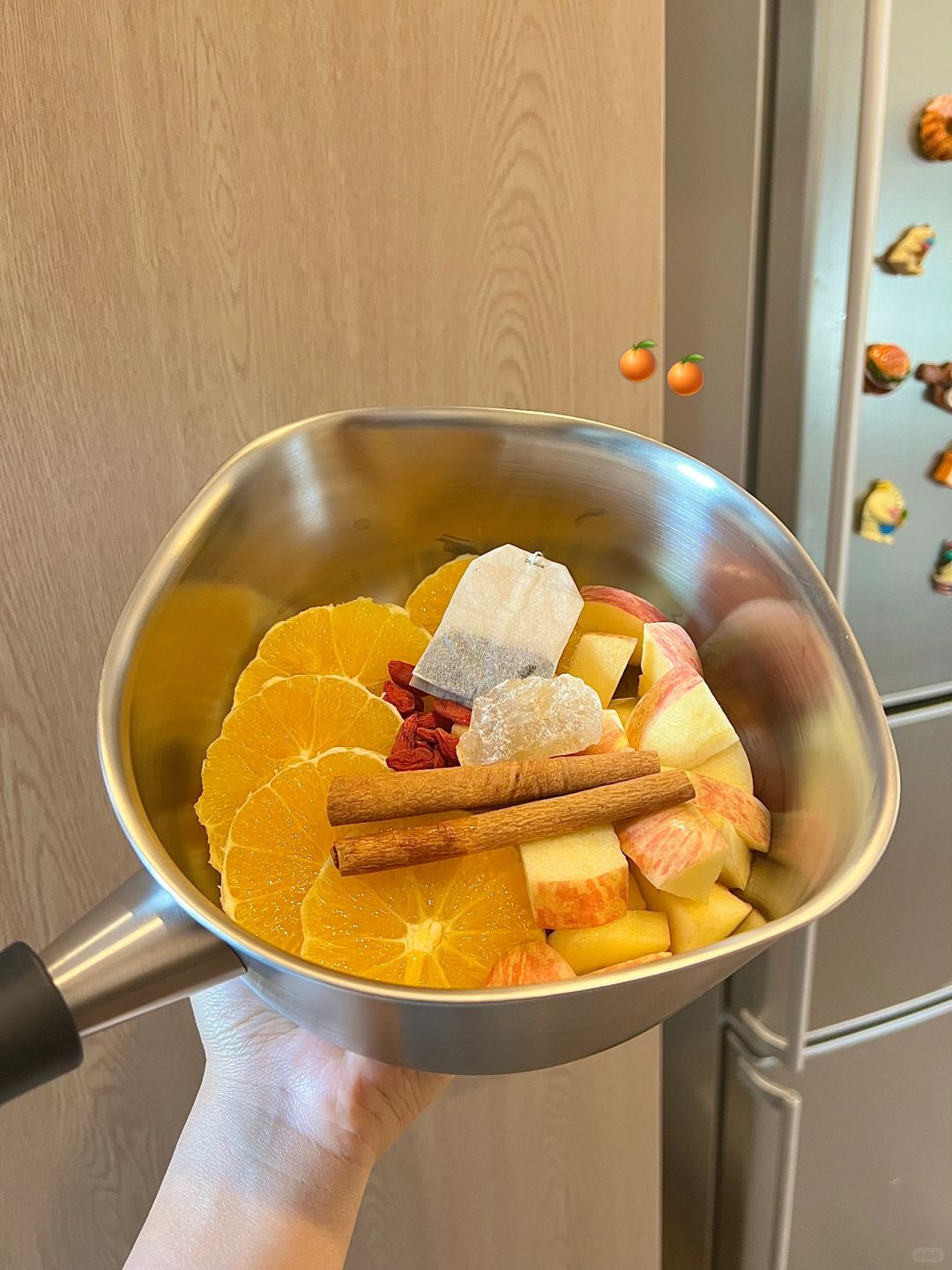 肉桂香橙苹果茶🍊这个做法冬天我会无限喝！