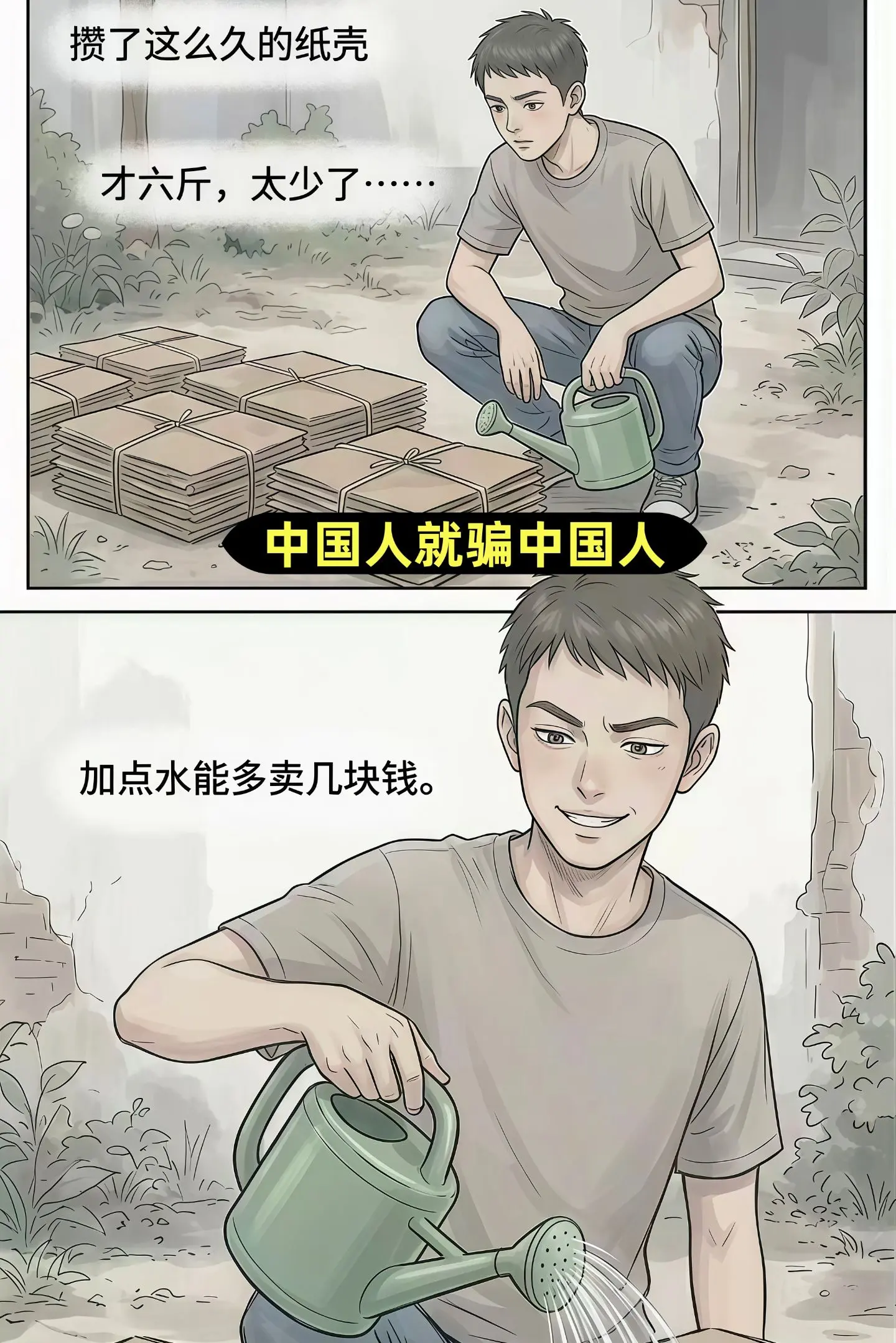 中国人就骗中国人。