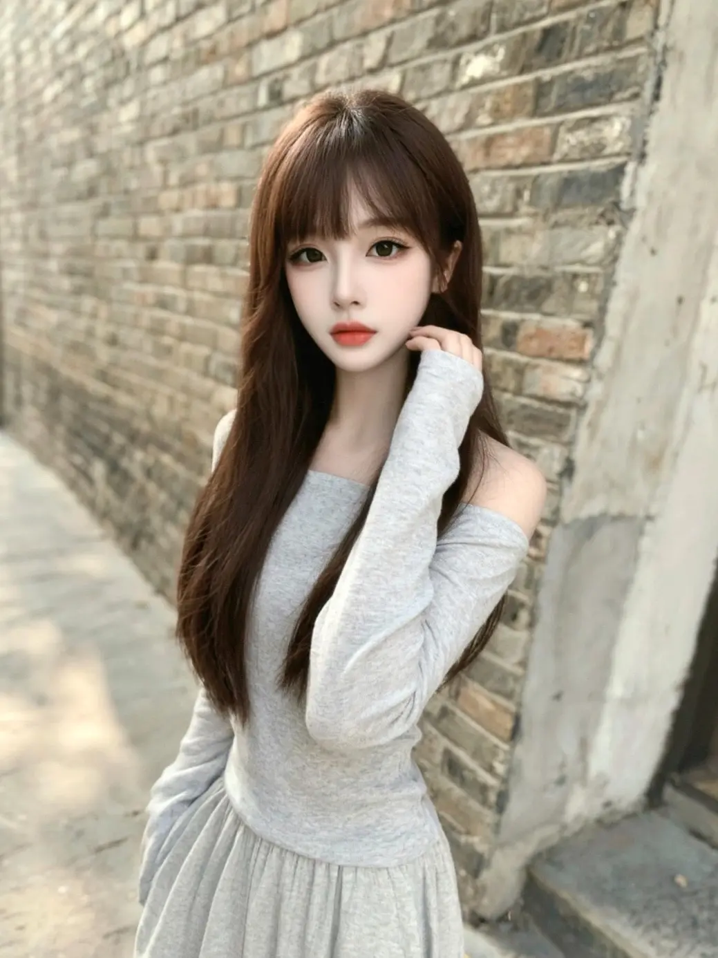 清冷感ootd 清纯御姐 冷脸系穿搭 今日份清纯风穿搭 温柔气质纯欲