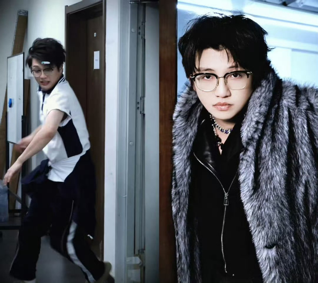 一想到待会出来的是刘同就想笑 刘同每一次变装都像是换了一个人，这种可塑性在娱乐圈