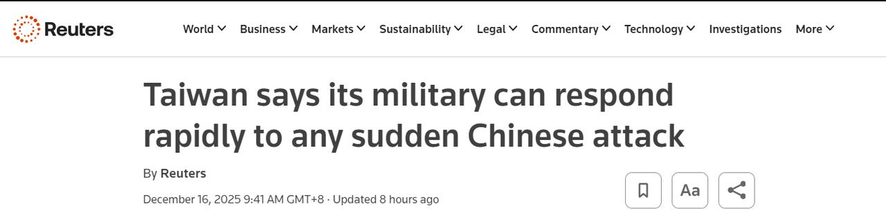 若大陆闪电偷袭咋办？台军：基层部队不等命令，可直接开火反击

日前，台地区防务部