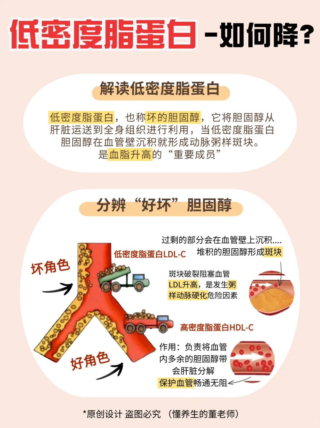 低密度脂蛋白是坏胆固醇 🚫 你还不知道❓