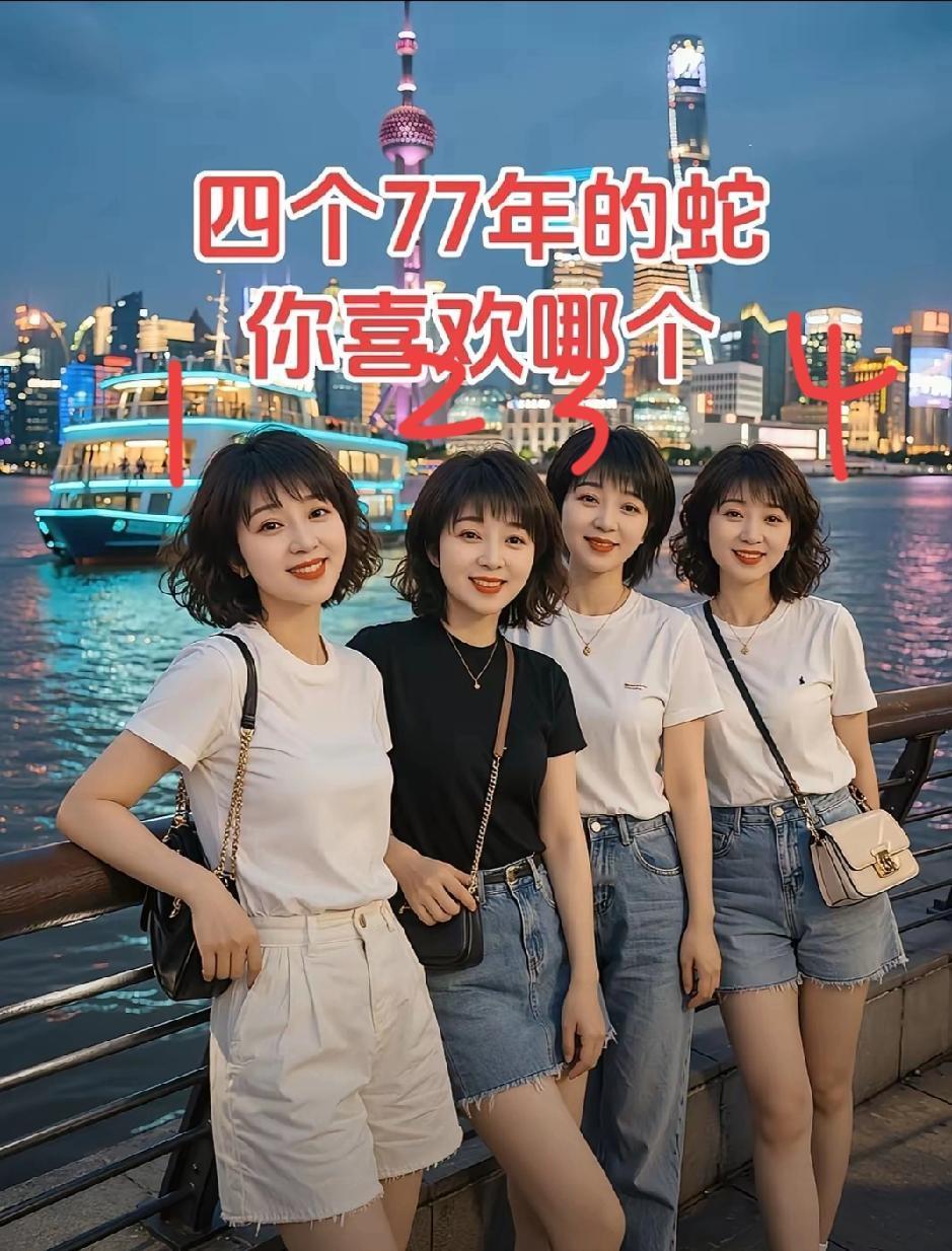 四位女生，直觉告诉我，你喜欢几号？