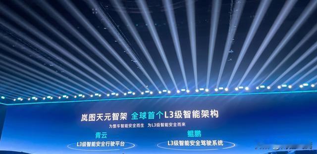 全球首个L3级架构落地中国！岚图天元架构到底牛在哪？
 
全球首个L3级智能驾驶