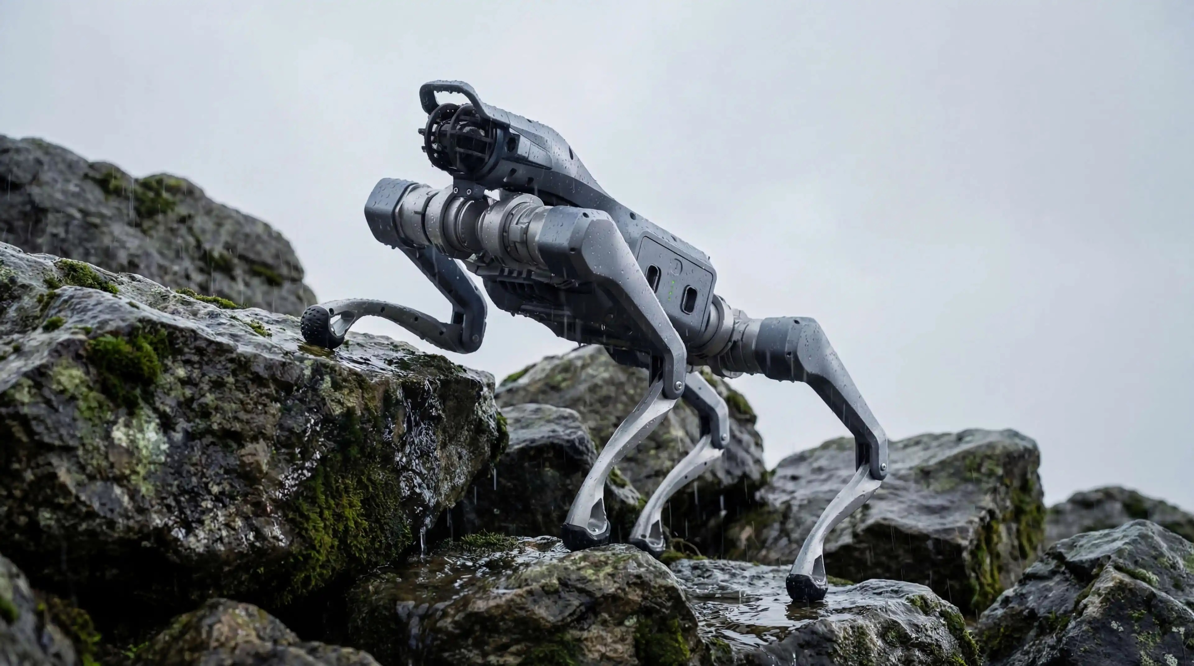 宇树科技发布新一代四足机器人As22月24日，宇树科技发布了新一代四足机器人宇树