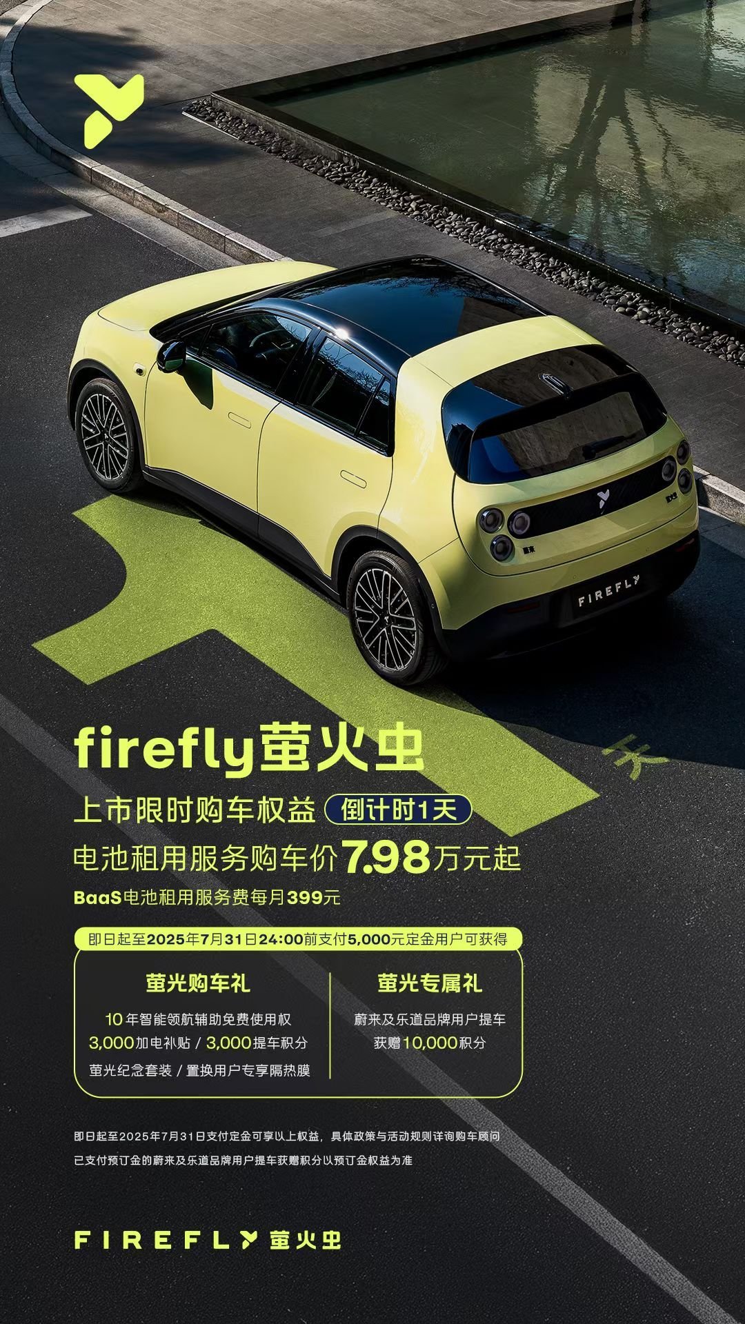 今天，中保研史史上最安全小车，firefly萤火虫，上市期最后一天。据说明天会没