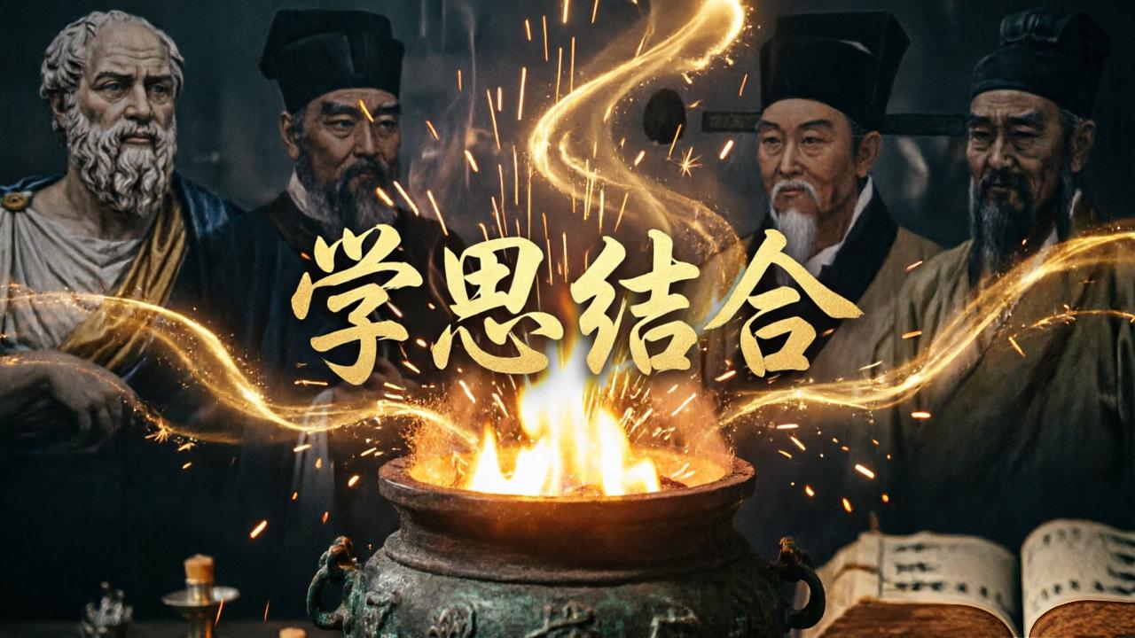 学与思：一场跨越千年的"双人舞"

你有没有想过，人类的大脑其实是个极其神秘的"