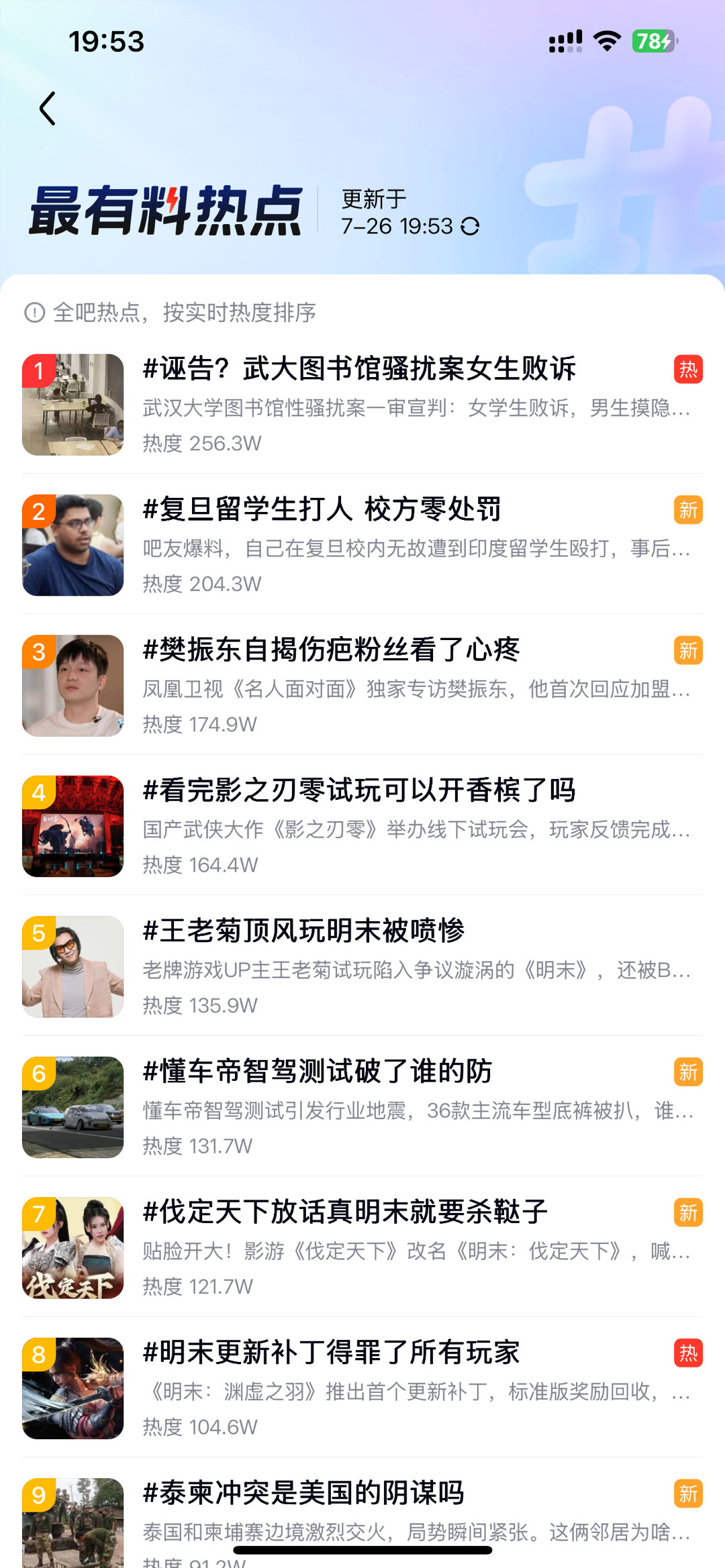 武大图书馆事件宣判贴吧抖音知乎热度，至于小红书微博B站你们自己看吧[摊手][摊手