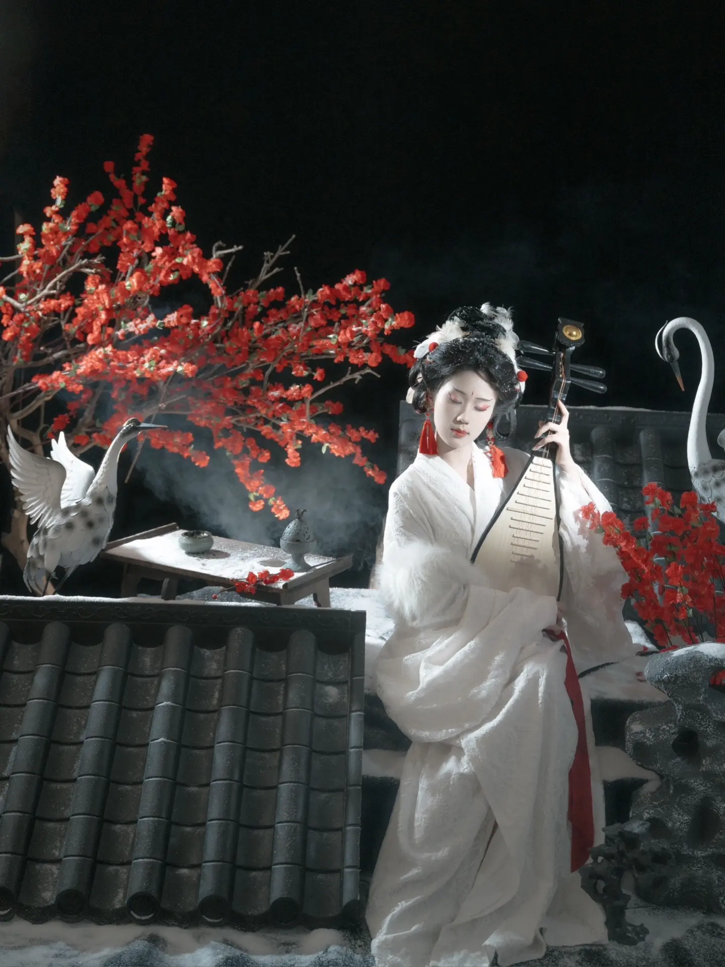 “鹤别青山，青山不语”同名，在线修图。