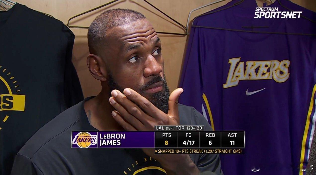 詹姆斯谈及里夫斯的表现：“我看到了他的天赋。当天赋与努力和准备相结合时，任何付出