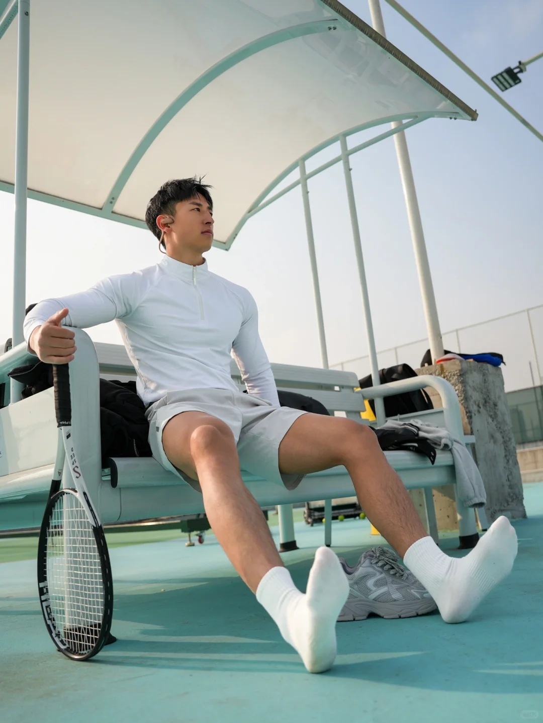 1️⃣场大汗淋漓，可以解忧各种困难🎾