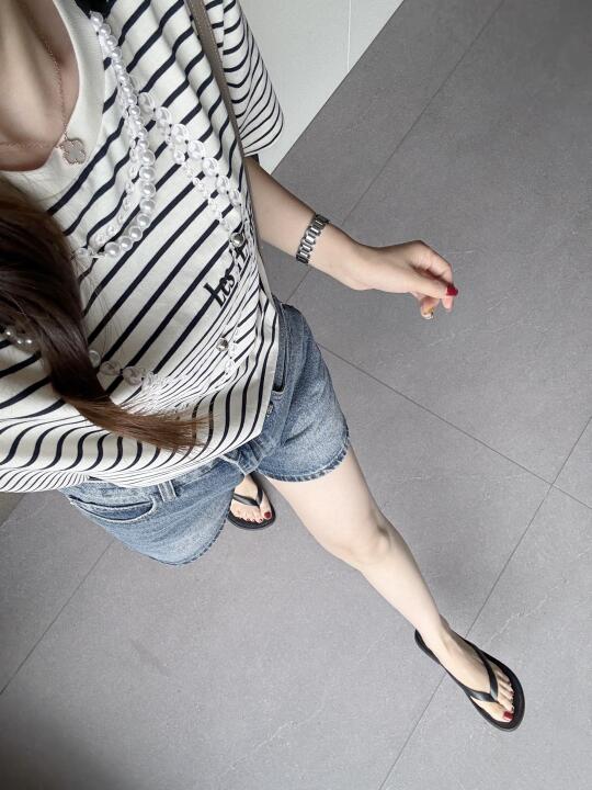 今天属于条纹ootd