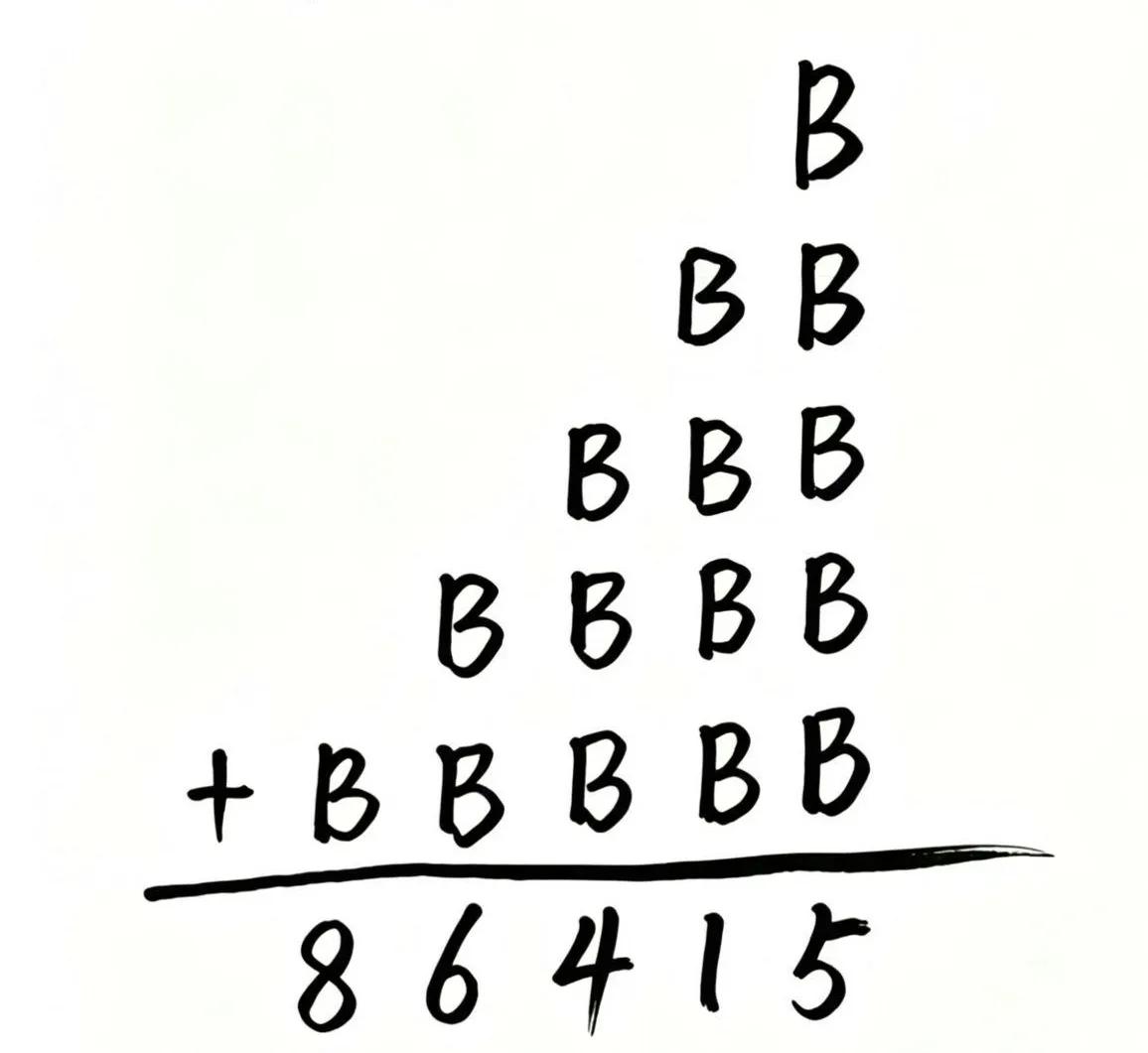 太难了！我研究了一个晚上，头都大了，总是没有头绪，有没有数学高手？B到底是什么数