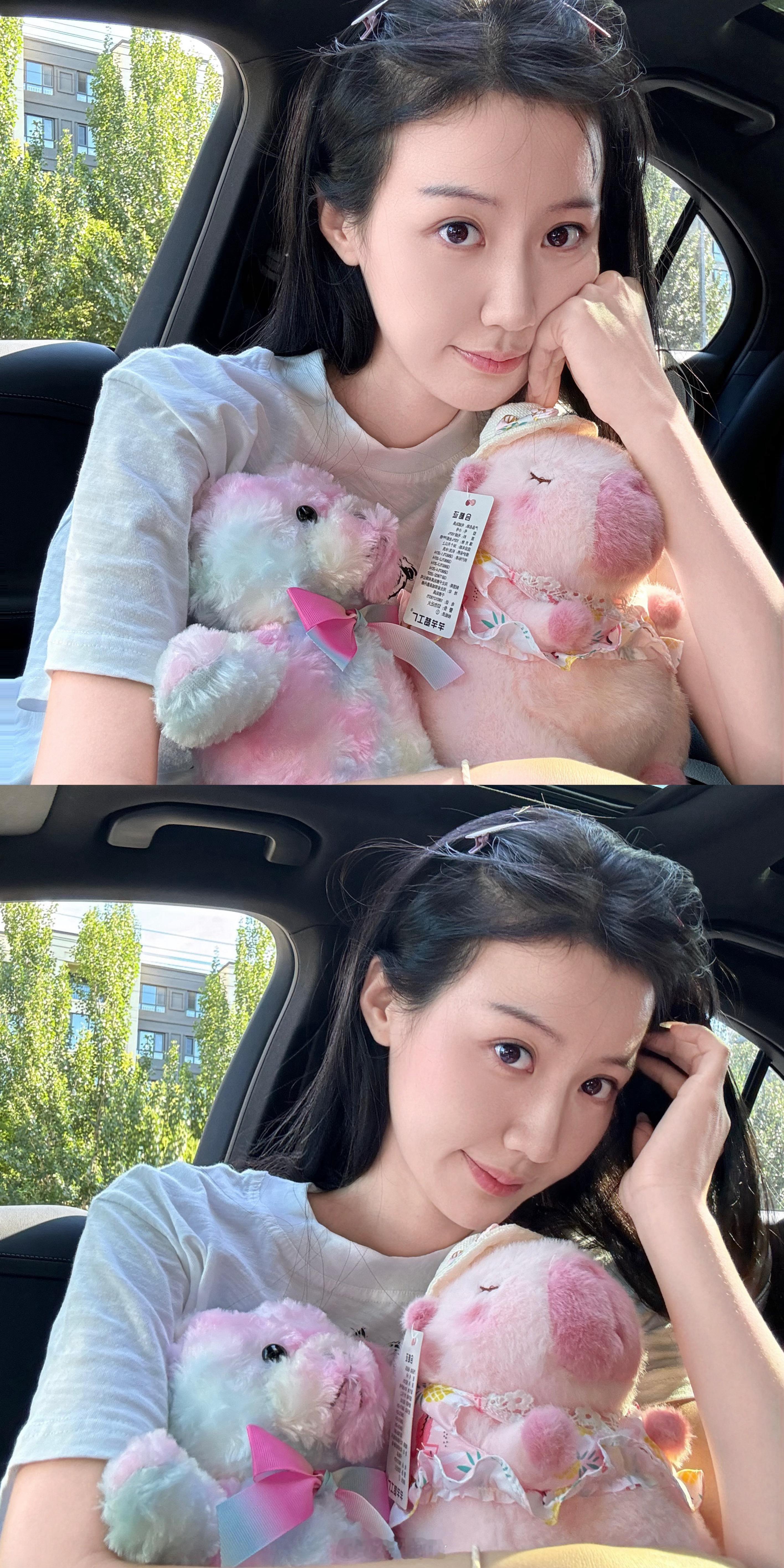 抓的娃娃颜值好高呀 ​​​