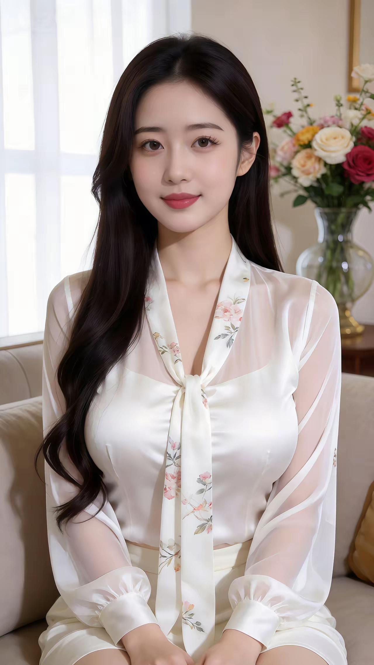 温柔优雅，花式丝质衬衫穿搭，尽显女性魅力！🌸