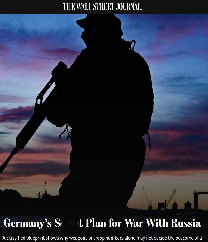 德国最近被曝光制定了一份长达1200页的秘密战争计划，代号"OPLAN DEU"