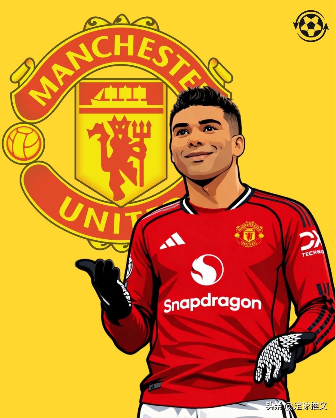 🚨曼联和巴西中场球员卡塞米罗将于今夏离开俱乐部，他于1月份同意取消合同中的一项