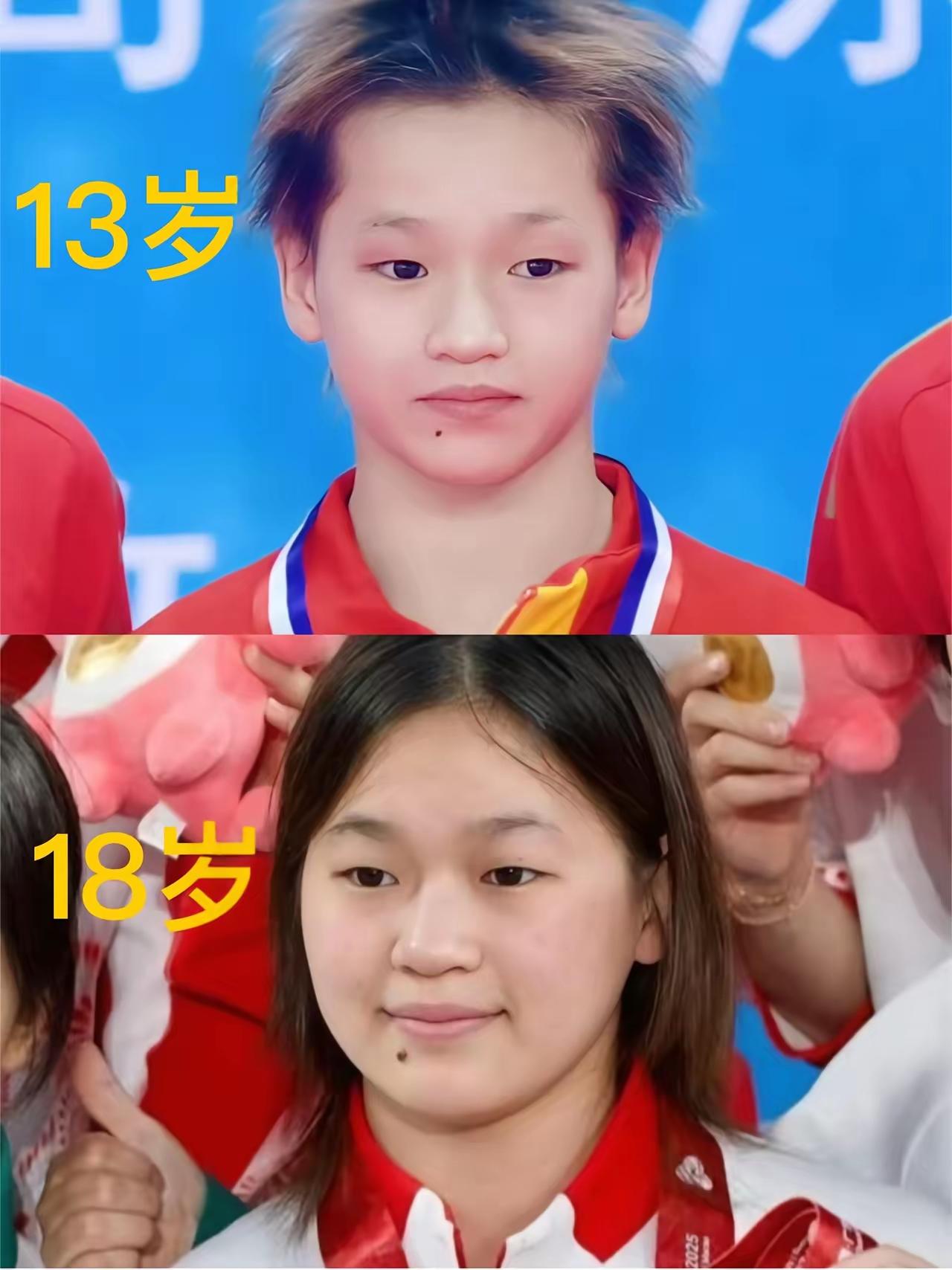 研究半天可算整明白了！

为什么同样是18岁，有人一看就老谋深算，全红婵却还像个