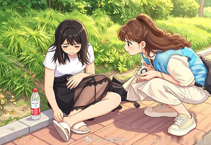 烈日下台州网格员暖心助力女子平安归家 近日，台州路桥。在路北街道腾达路901号沿