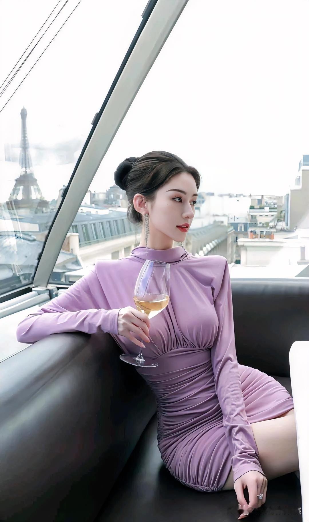 紫韵凝香，窗含铁塔，独品巴黎微醺时光。