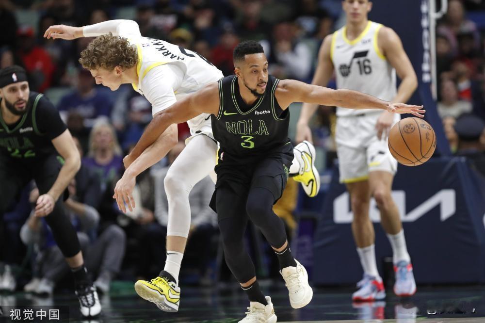 麦科勒姆33+5锡安17+11 鹈鹕送爵士三连败
北京时间1月24日，NBA常规
