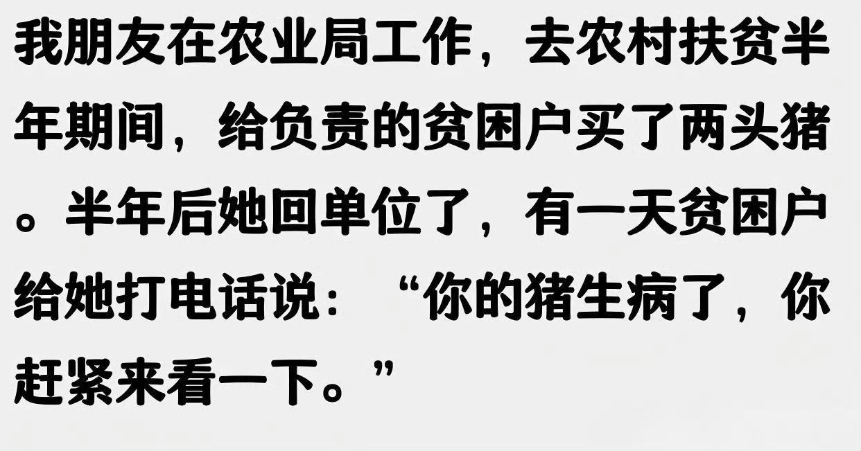 讲真，这个贫困户还是挺上进的！有的地方500元给贫困户买的羊，转手他400元卖了