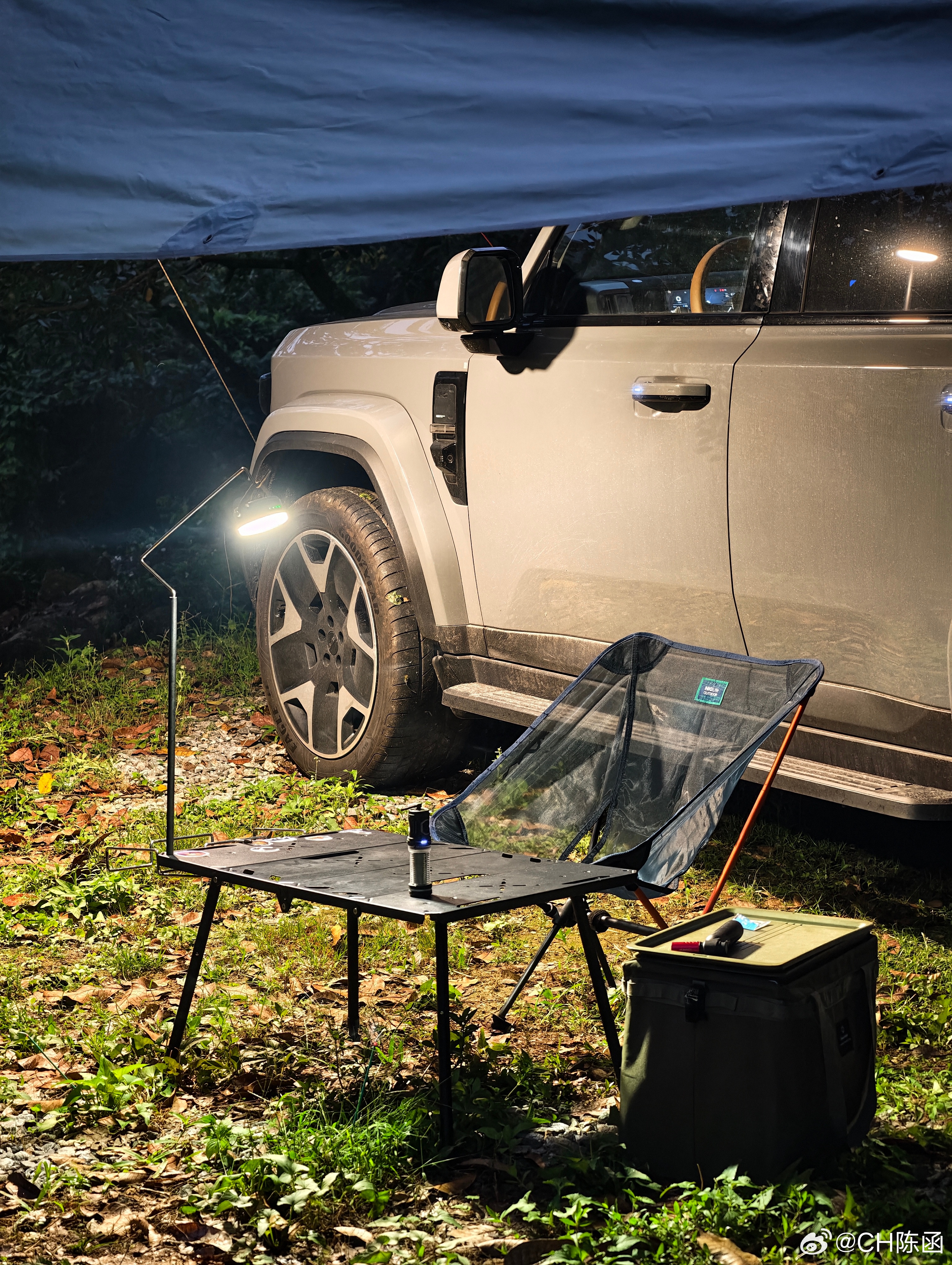 方盒子的正确打开方式！雨过天晴，凉风徐徐，特别适合露营就是蚊子🦟多了点，但这不