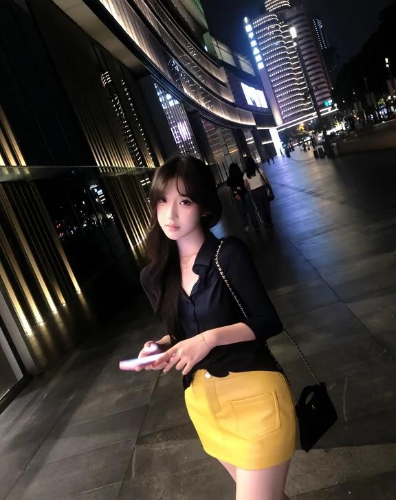 心不在中间
偏向姐姐怎么了
刘海拍的时候塌了 索性直接中分惹
你们喜欢我刘海直发
