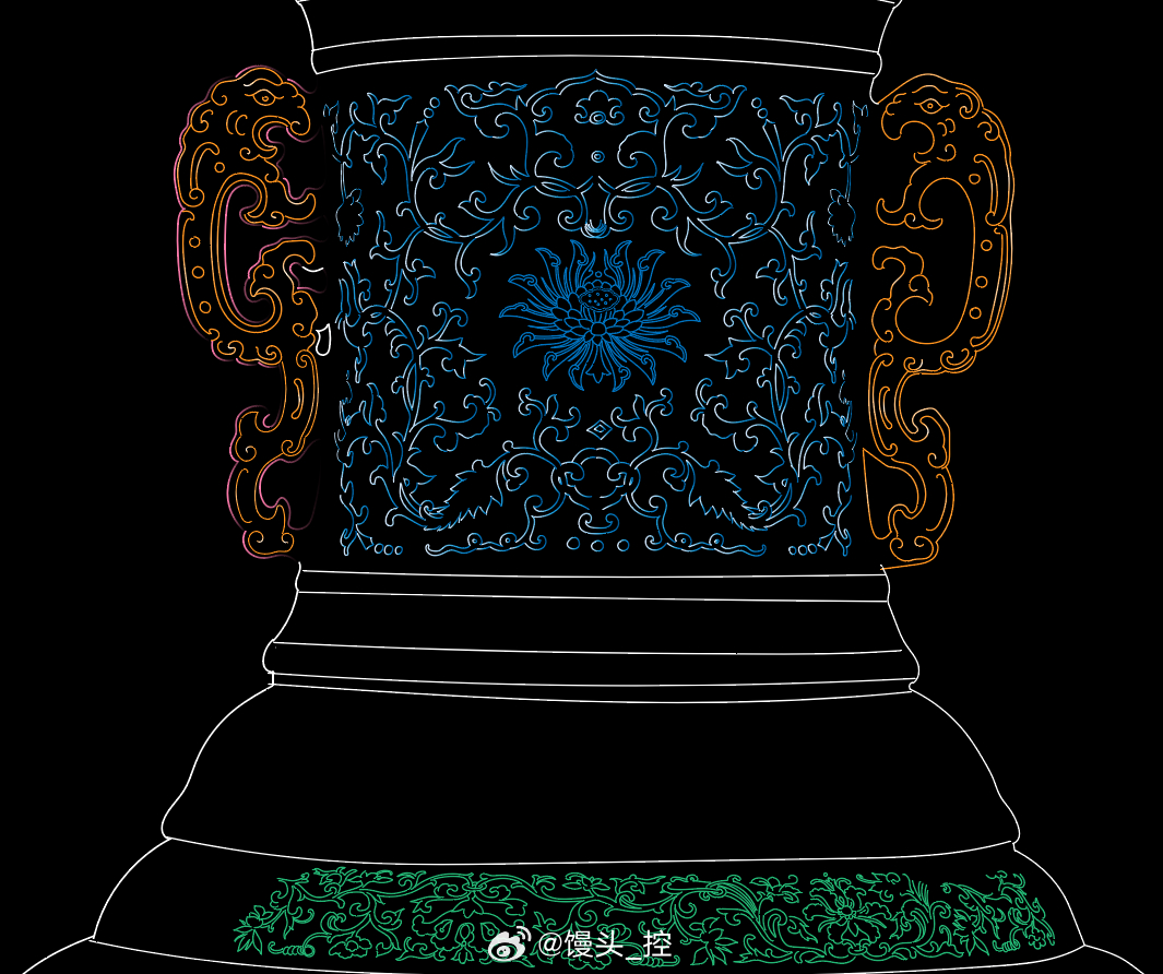 #国潮正当红# 终于还是画不完，哎，为之前拖欠的工作买单。 ​​​