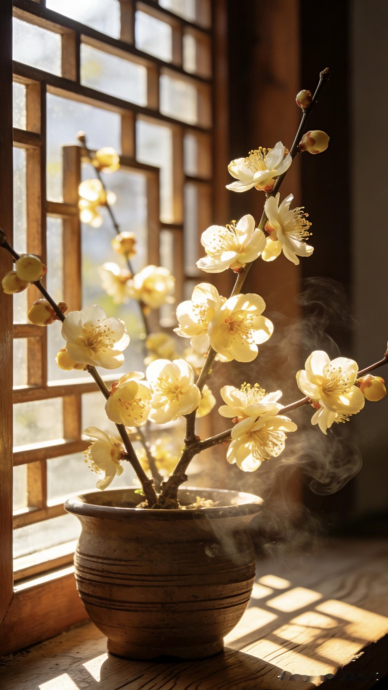 腊月过半冬未远，五九阳生暖意潜，淡然放下旧岁憾，从容奔赴新岁安。

腊月已行至半