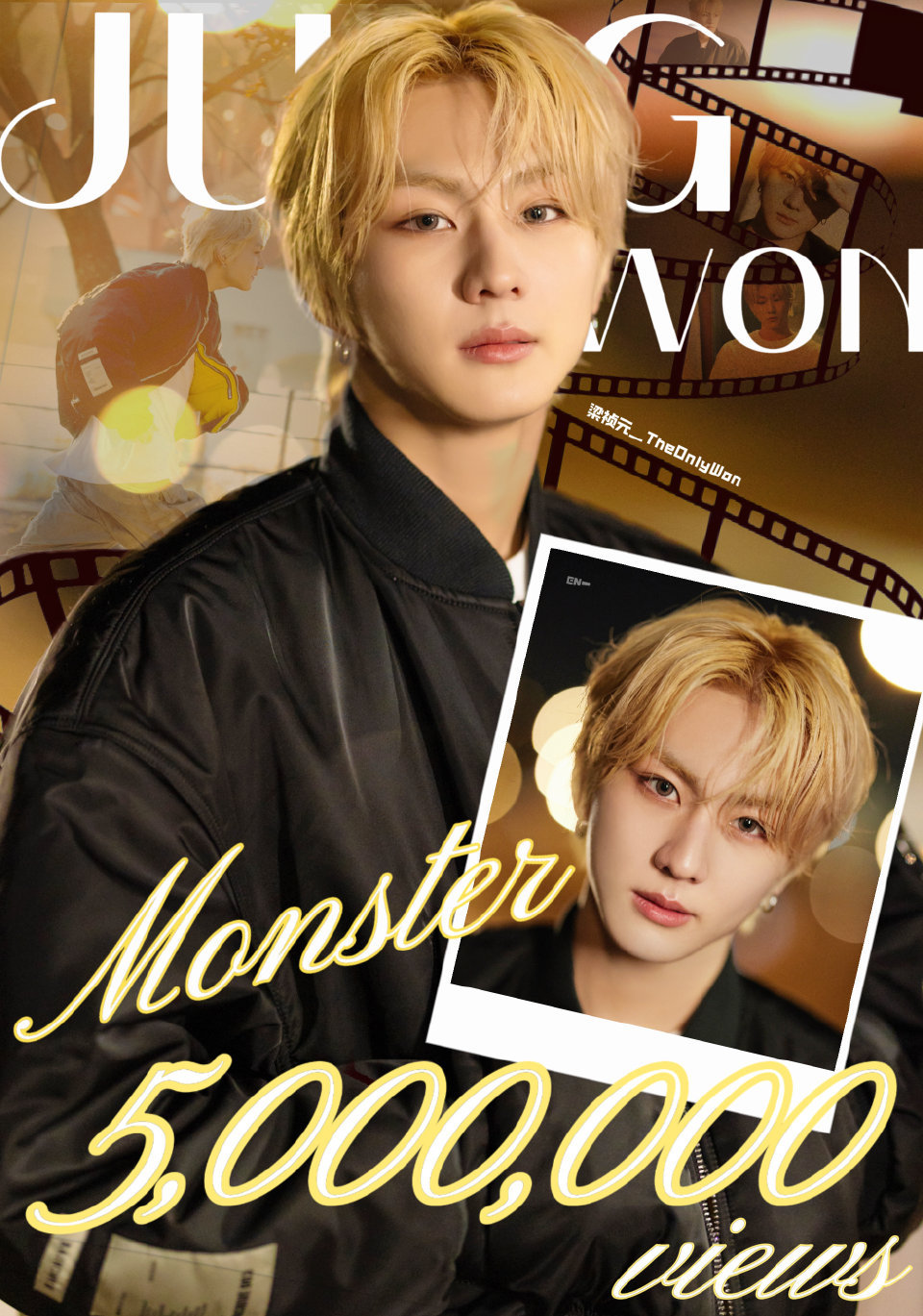 梁祯元Cover的《Monster》油管播放量已经破500万！ ​​​