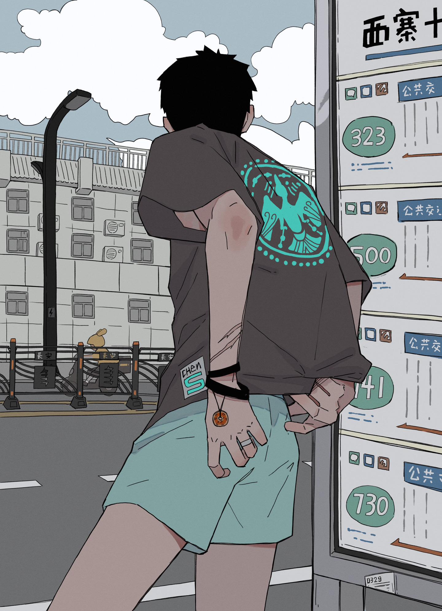 我在西寨等外卖。日常摸鱼