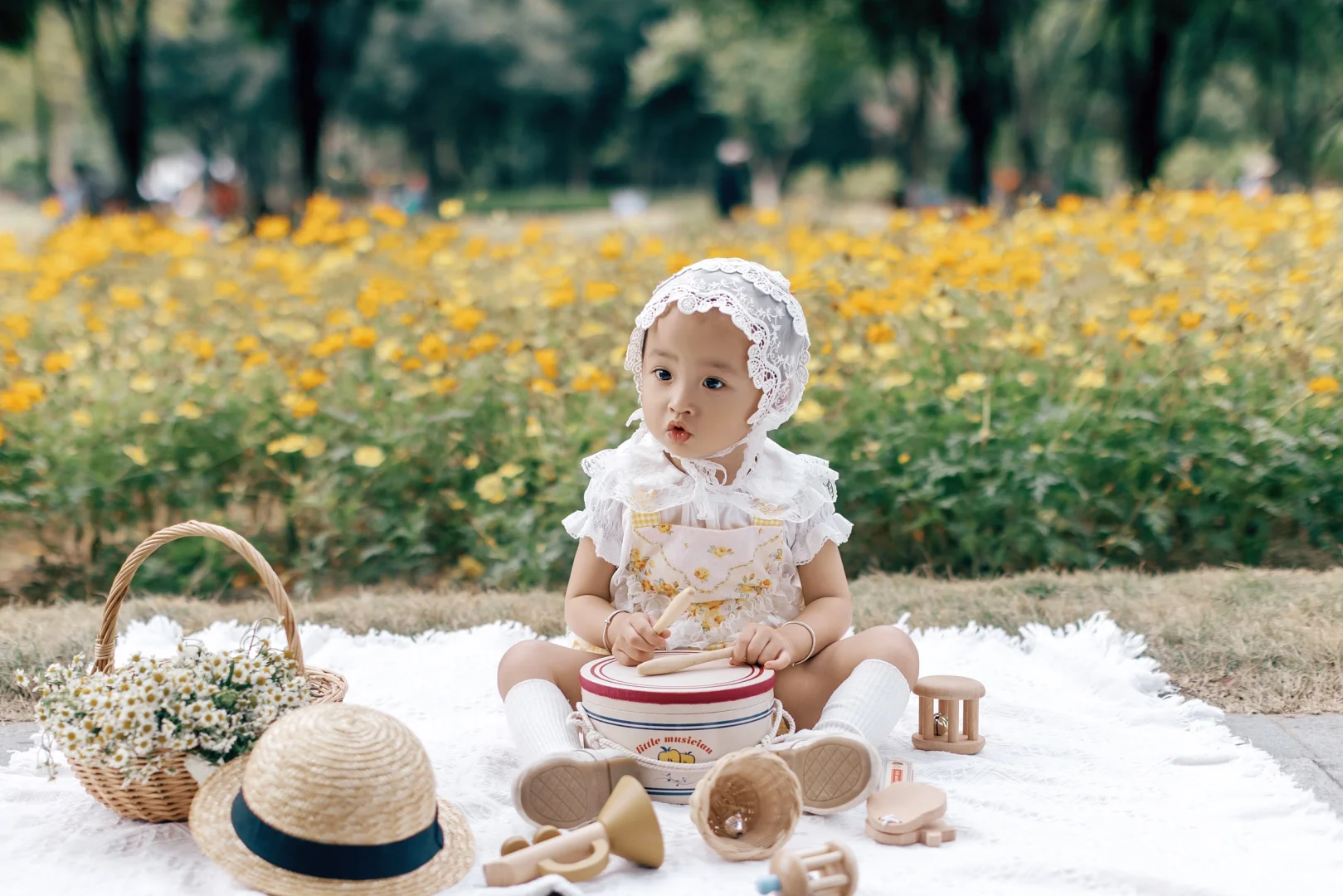 人类幼崽好可爱｜宝宝写真｜女童写真｜周岁照