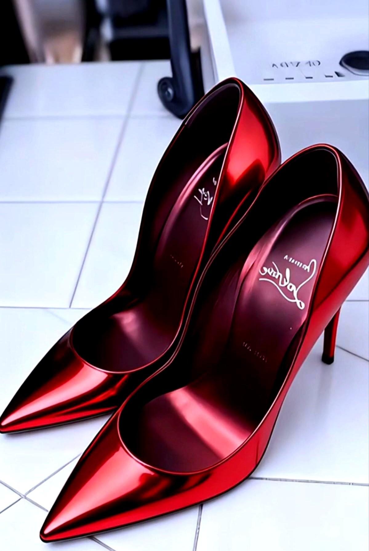 黑白红三色高跟鞋，点亮你的气场！

古力娜扎在巴黎时装周上，穿着黑色不对称高领长