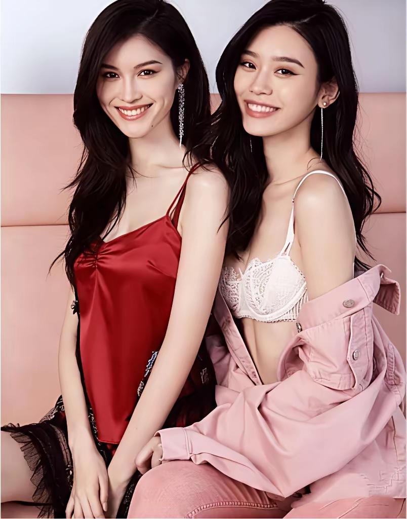 何穗与奚梦瑶合影，无美颜无滤镜
堪称超模界的顶级天花板
两人的自身气场和身材就足